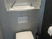 WC suspendu Geberit avec lave-mains intégré WiCi Next - Monsieur L (54) - 1 sur 2